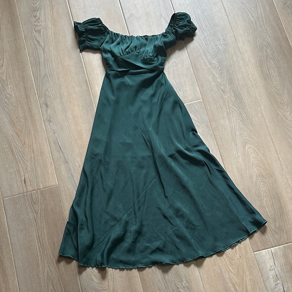 Amazon Dark Green Maxi Dress